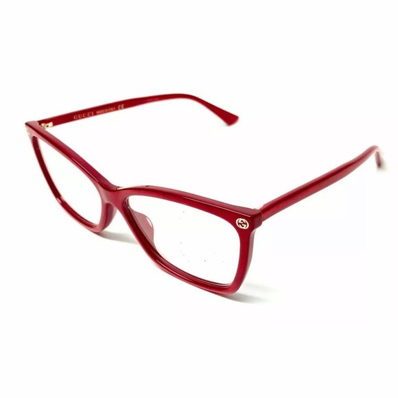 Gucci Women's Red Authentic Eyeglasses - Picture 1 of 4